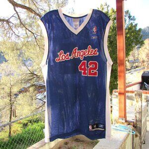 Vintage Reebok NBA LA Clippers Elton Brand #42 Jersey M